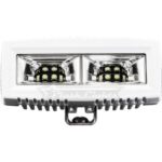 PLASHLIGHTS 40W Low Profile LED Spreader Light – 120 Scene Flood – White Housing – Above water lights | Marine Overhauling Florida