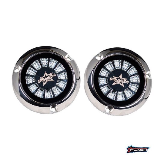 PLASHLIGHTS Epik Underwater Transom Light – Blue + Green – Pair – Lighting | Marine Overhauling Florida