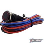 PLASHLIGHTS Marine Push Button Switch – Red LED – 20a – Black Anodized- On/Off – Latching – Lighting | Marine Overhauling Florida
