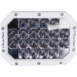 PLASHLIGHTS Quad LED Search Light – White Marine Housing – Lighting | Marine Overhauling Florida