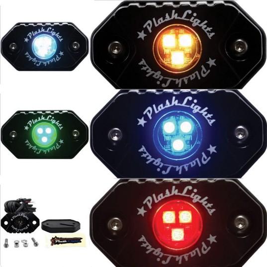 PLASHLIGHTS 9W, RGB Rock Light, Black Housing – Single – Lighting | Marine Overhauling Florida