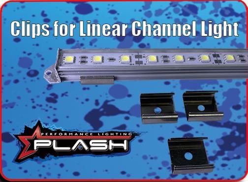 PLASHLIGHTS Clips For Linear Channel Light – Above water lights | Marine Overhauling Florida