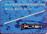 PLASHLIGHTS Linear Waterproof LED Channel Light – Warm White – 16″ – Above water lights | Marine Overhauling Florida