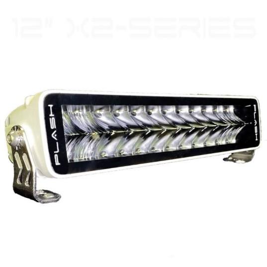 PLASHLIGHTS 12″ X2-Series LED Light Bar – White Housing – Lighting | Marine Overhauling Florida