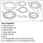 RAYMARINE Clamshell Riser Kit For RS150 – Installation Mounts | Marine Overhauling Florida