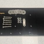 RHODAN Powder-Coated Black Aluminum Extension Bracket 1/2″ thick 7″ x 18″ – Inverters | Marine Overhauling Florida