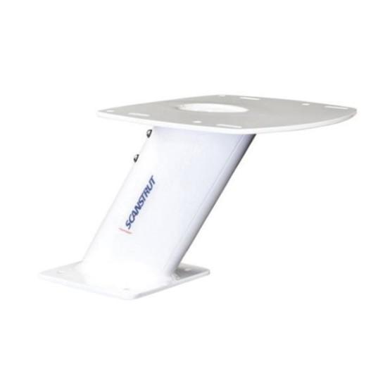 SCANSTRUT Forward Leaning Aluminum PowerTower 250mm / 10″ for Radomes – Installation Mounts | Marine Overhauling Florida