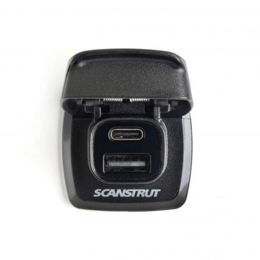 SCANSTRUT Flip Pro Fast Charge Dual USB-A & USB-C Socket – Communication Antenna | Marine Overhauling Florida