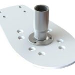 SEAVIEW Starlink modular top plate with Starlink S.S. 1-14 threaded adapter & S.S. Fixed Base – Starlink | Marine Overhauling Florida