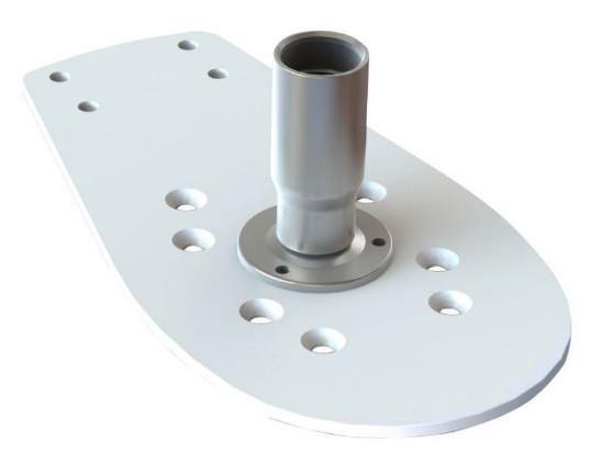 SEAVIEW Starlink modular top plate with Starlink S.S. 1-14 threaded adapter & S.S. Fixed Base – Starlink | Marine Overhauling Florida