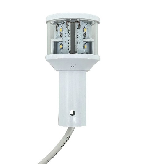 SEAVIEW C5 Certified Round 3NM LED Combination Mast Head Allround Light Blk/IP67 Watertight, in White – Above water lights | Marine Overhauling Florida