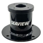 SEAVIEW Black 5″ Sionyx Nightwave Mount / Vertical / 8 in. round base plate – Navigation Mounts | Marine Overhauling Florida