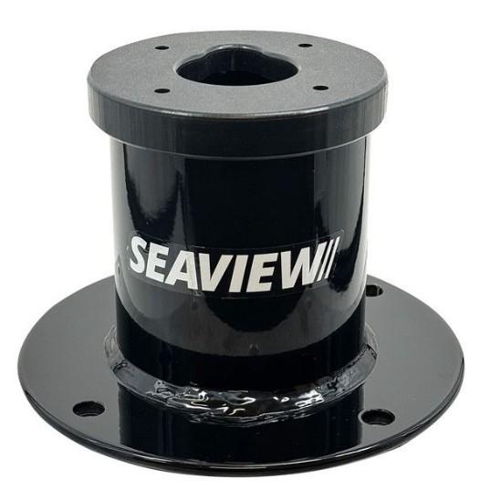 SEAVIEW Black 5″ Sionyx Nightwave Mount / Vertical / 8 in. round base plate – Navigation Mounts | Marine Overhauling Florida
