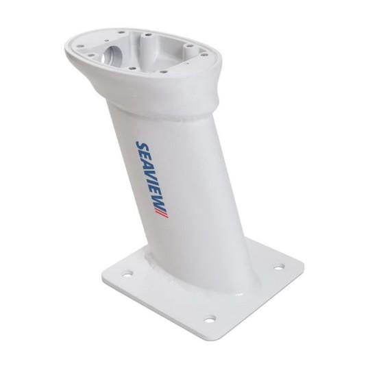 SEAVIEW 10″ Modular Mnt/ AFT raked / 7 x 7 base plate / Light bar compatible / Top plate required – Installation Mounts | Marine Overhauling Florida