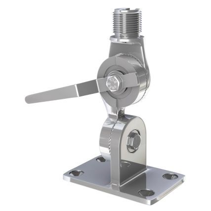 SHAKESPEARE Extra heavy duty ratchet mount, stainless steel, with handle – Communication Mounts | Marine Overhauling Florida