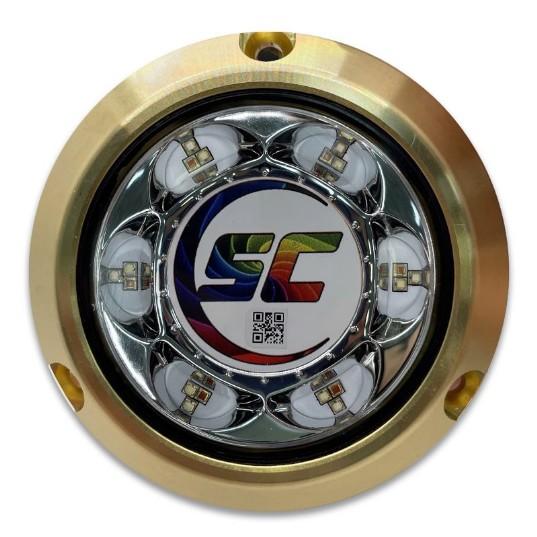SHADOW-CASTER SC3 Bronze Surface Mount Underwater Light 3k Lumens – Color Changing – Lighting | Marine Overhauling Florida