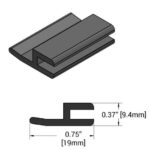 SHADOW-CASTER LED White Plastic Strip Mounting Track, 1 meter – Lighting | Marine Overhauling Florida