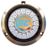 SHADOW-CASTER 16 LEDs Bronze Underwater Marine Light – Bimini Blue – Underwater lights | Marine Overhauling Florida