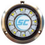 SHADOW-CASTER 16 LEDs Bronze Underwater Marine Light – Blue & White – Lighting | Marine Overhauling Florida