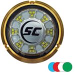 SHADOW-CASTER 24 LEDs Bronze Underwater Marine Light – Color Changing – Lighting | Marine Overhauling Florida