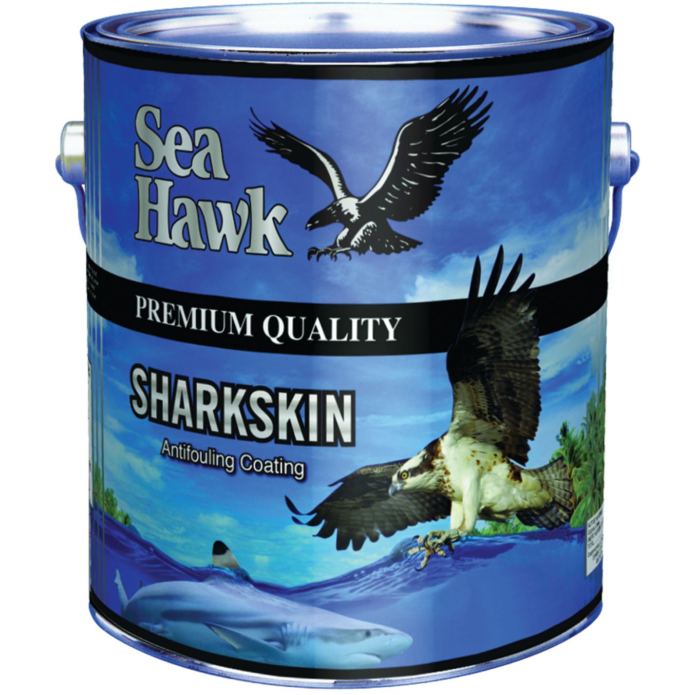 sea-hawk-paints-sharkskin-antifouling-paint-main-view-1.jpg main view of Sea Hawk Yacht Finishes Sharkskin - Hard Modified Epoxy Antifouling Paint