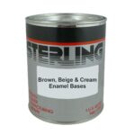 quart of Sterling Linear Polyurethane High Gloss Topcoats - Brown, Beige & Cream Bases