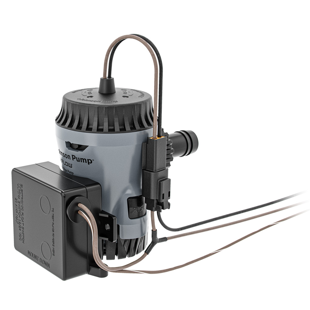 Johnson Pump Aqua Void Ultima Combo 800 GPH Bilge Pump - 12V Johnson Pump Aqua Void Ultima Combo 800 GPH Bilge Pump - 12V - Image 1