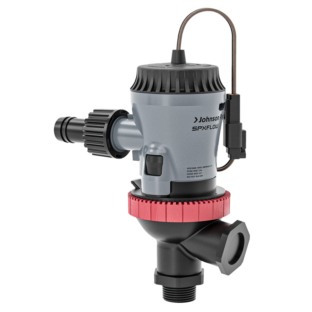 Johnson Pump Aqua O2 Twin Port 500 GPH Aerator Pump - Flex Mount - 12V Johnson Pump Aqua O2 Twin Port 500 GPH Aerator Pump - Flex Mount - 12V - Image 1