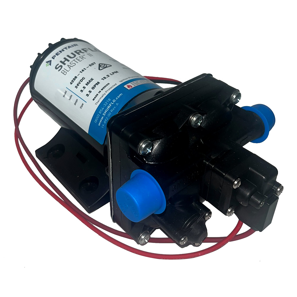 Shurflo by Pentair Blaster II Washdown Pump - 24 VDC - 3.5 GPM - 45 PSI Shurflo by Pentair Blaster II Washdown Pump - 24 VDC - 3.5 GPM - 45 PSI - Image 1