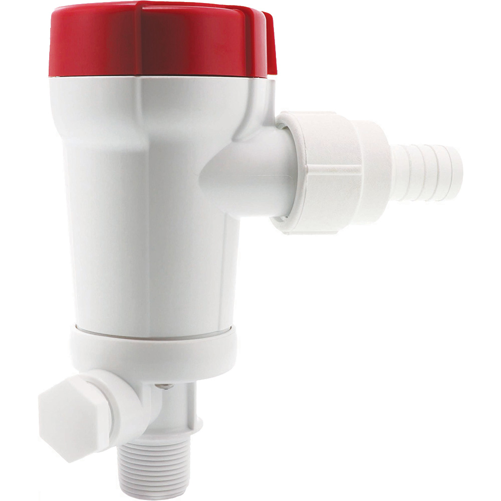 Rule 1100 GPH Livewell Pump Straight Seacock Inlet Rule 1100 GPH Livewell Pump Straight Seacock Inlet - Image 1