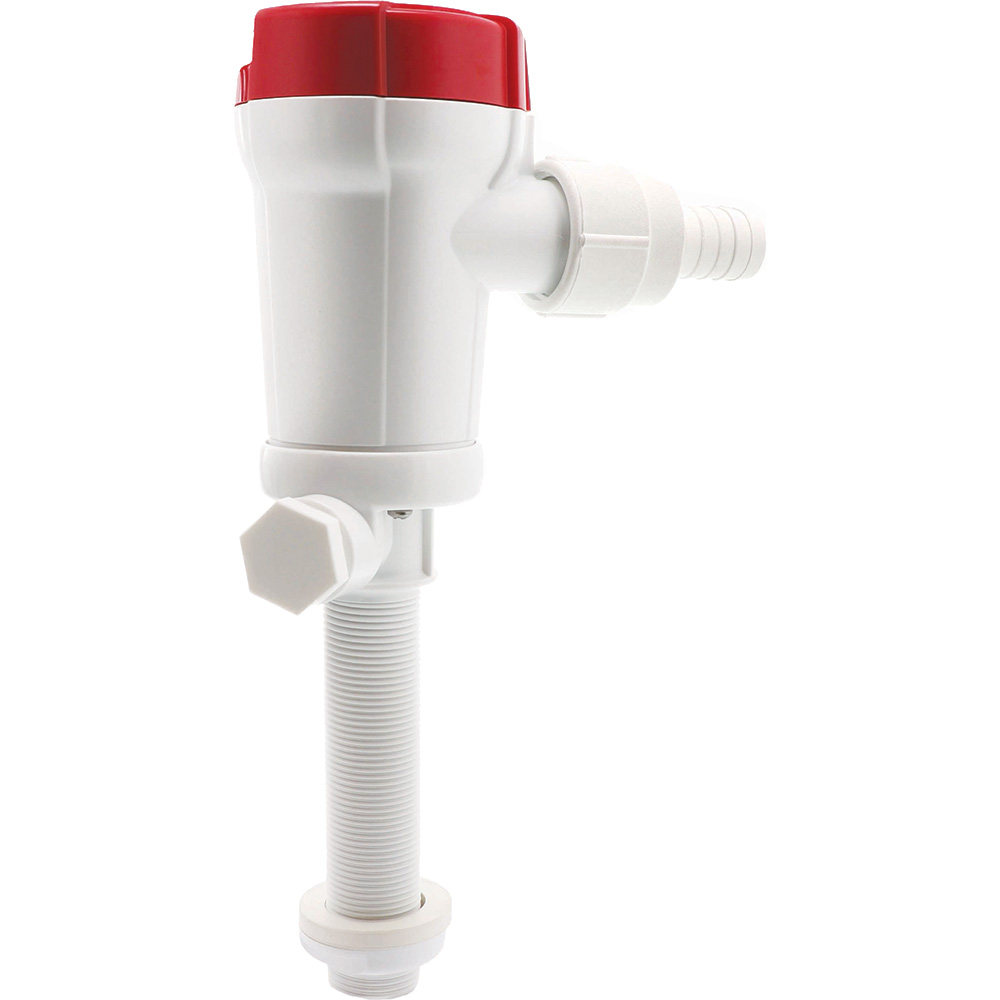 Rule 1100 GPH Livewell Pump Straight Thru-Hull Inlet Rule 1100 GPH Livewell Pump Straight Thru-Hull Inlet - Image 1