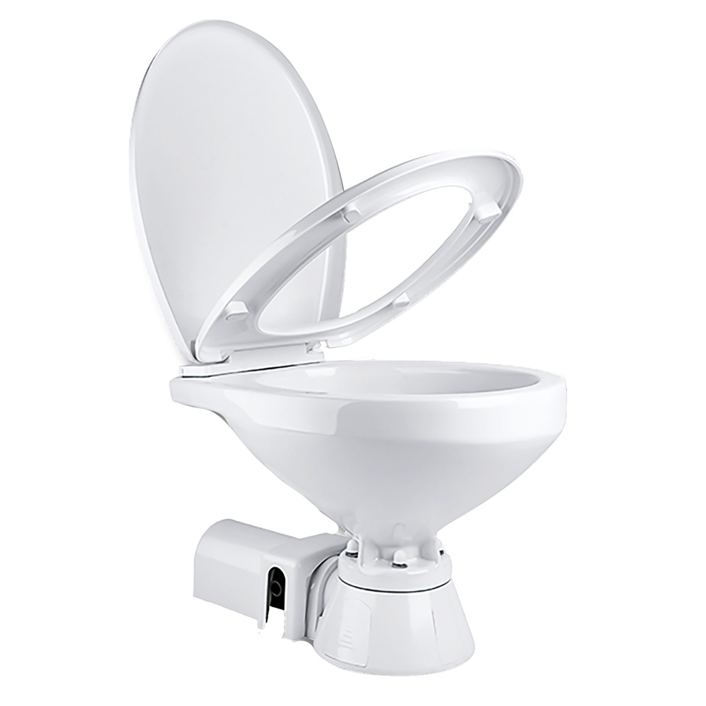 Commodore Electric Marine Toilet - Rear Macerator - Regular Size Commodore Electric Marine Toilet - Rear Macerator - Regular Size - Image 1