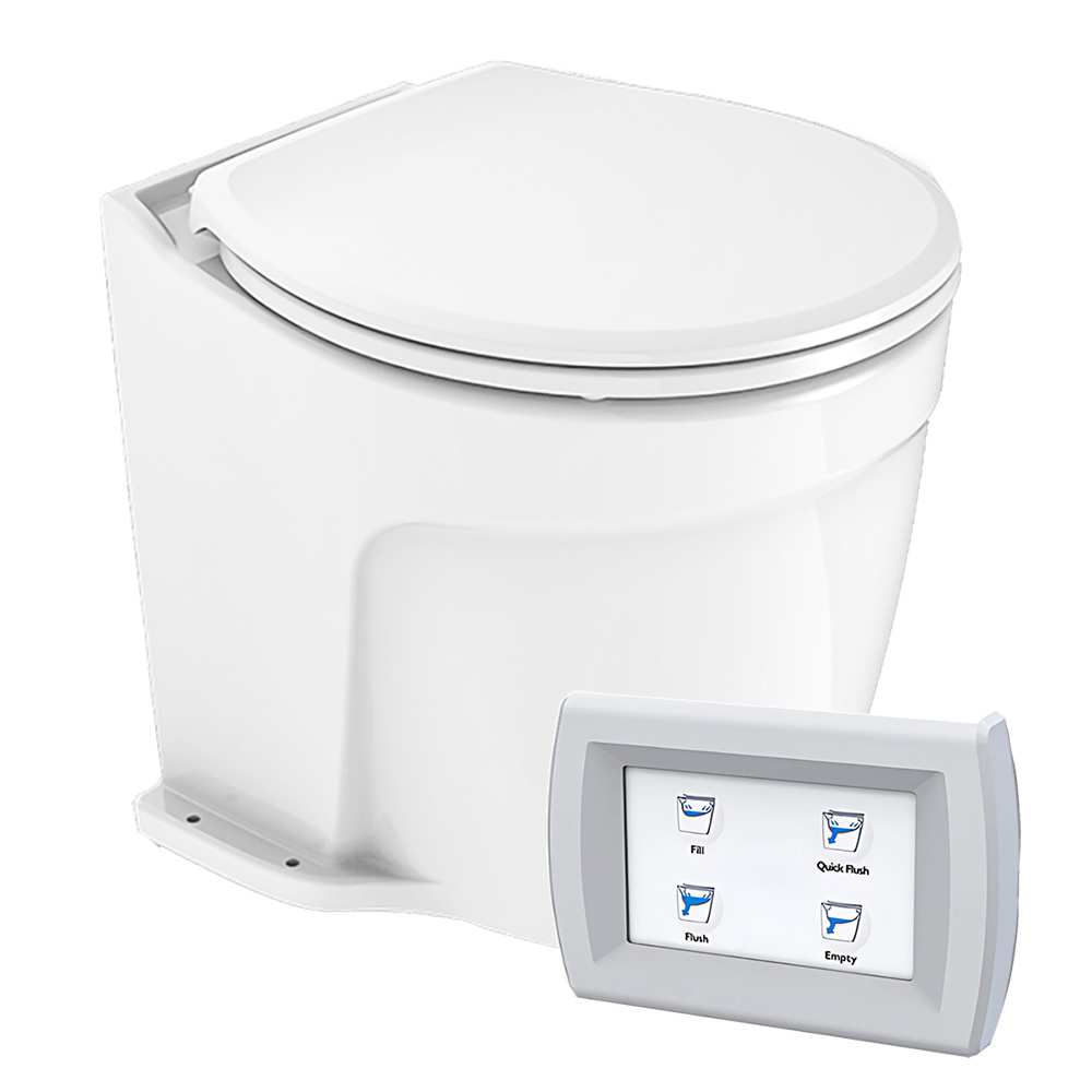 Commodore Deluxe Flush Electric Toilet - Raw Water Pump Commodore Deluxe Flush Electric Toilet - Raw Water Pump - Image 1
