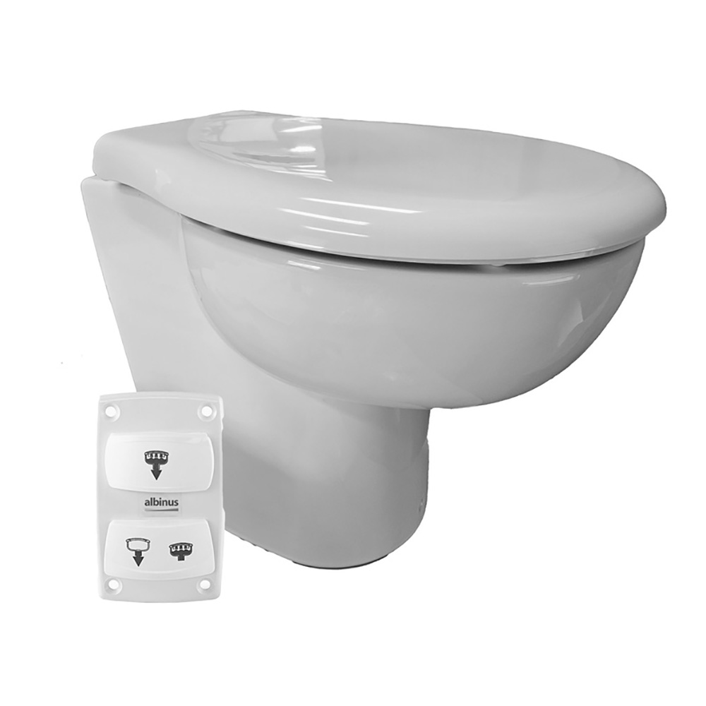 Albin Group Ultra Slim Eco Standard 12V Toilet Albin Group Ultra Slim Eco Standard 12V Toilet - Image 1