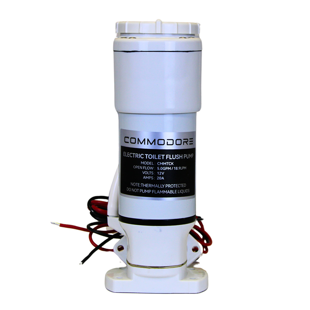 Commodore 12V Manual to Electric Toilet Conversion Kit Commodore 12V Manual to Electric Toilet Conversion Kit - Image 1