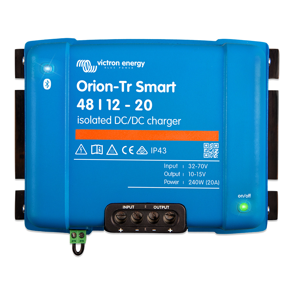 Victron Orion-Tr Smart DC-DC Charger Isolated 48/12 20A (240W) Victron Orion-Tr Smart DC-DC Charger Isolated 48/12 20A (240W) - Image 1
