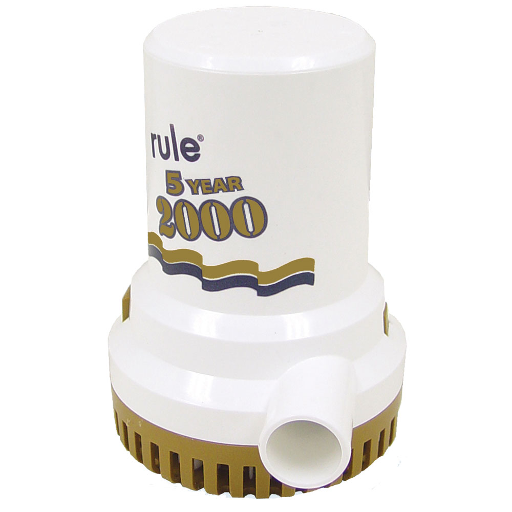 Rule 2000 G.P.H. "Gold Series" Bilge Pump Rule 2000 G.P.H. "Gold Series" Bilge Pump - Image 1