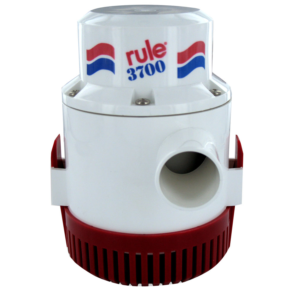 Rule 3700 G.P.H. Bilge Pump Non Automatic 12V Rule 3700 G.P.H. Bilge Pump Non Automatic 12V - Image 1