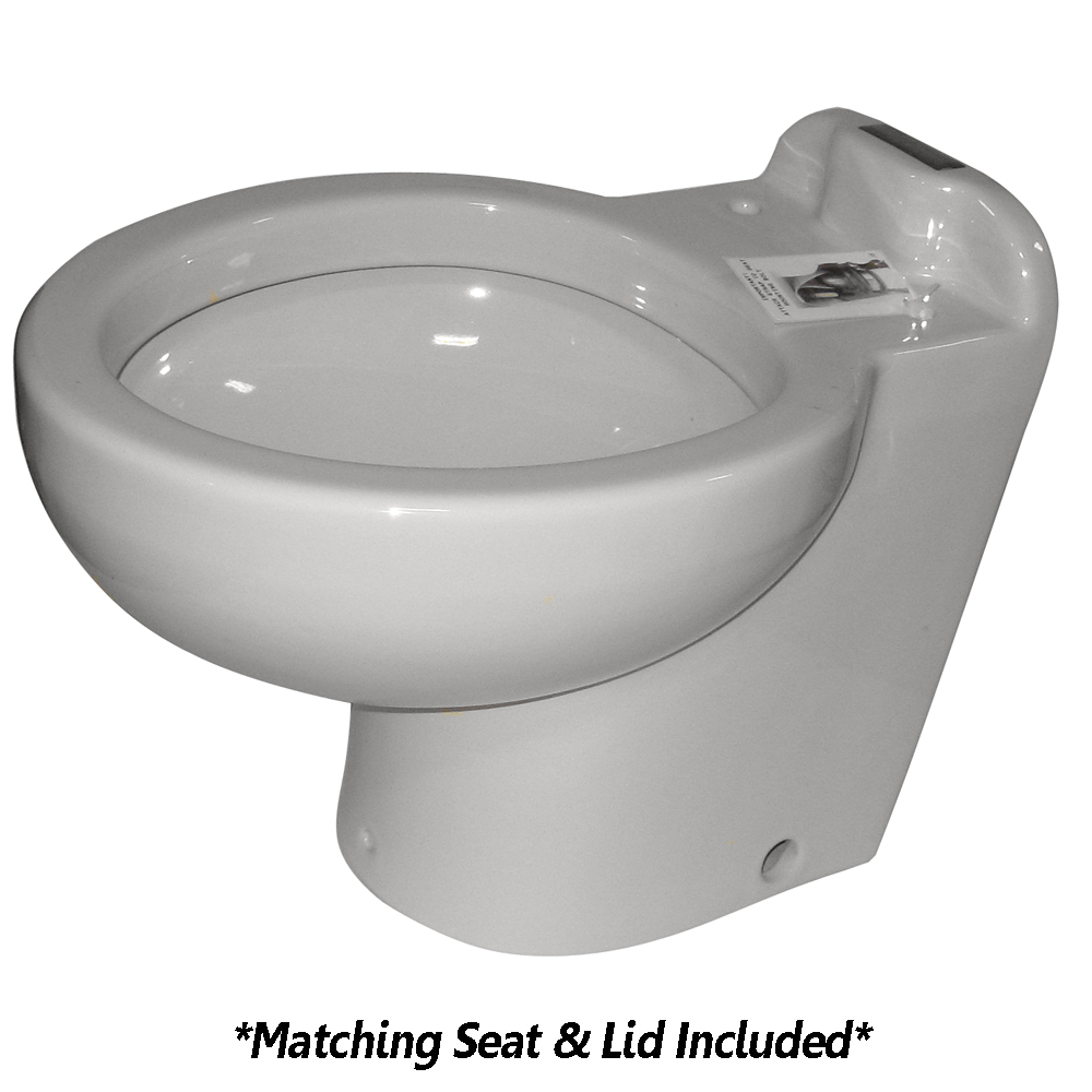 Raritan Marine Elegance - Household Style - White - Fresh or Saltwater - Smart Toilet Control - 12v Raritan Marine Elegance - Household Style - White - Fresh or Saltwater - Smart Toilet Control - 12v - Image 1