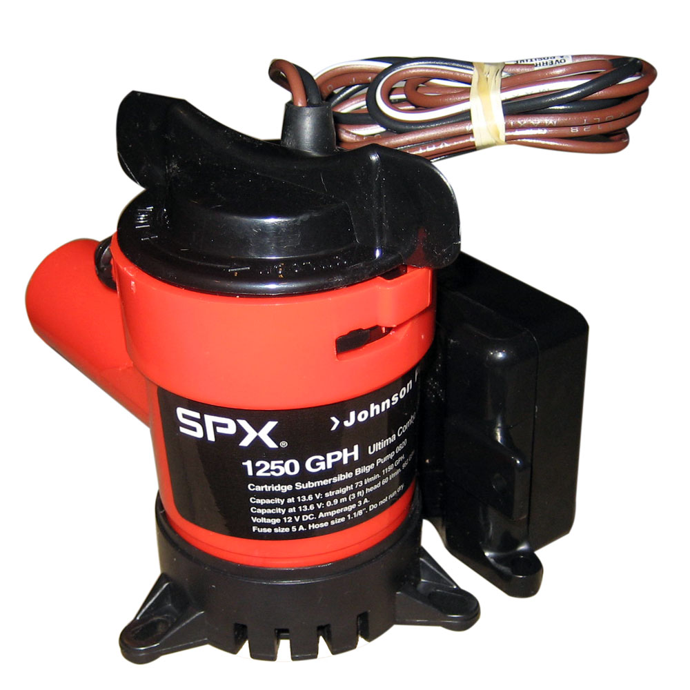 Johnson Pump 1250 GPH Ultima Combo Pump 1-1/8" Hose 12V Johnson Pump 1250 GPH Ultima Combo Pump 1-1/8" Hose 12V - Image 1