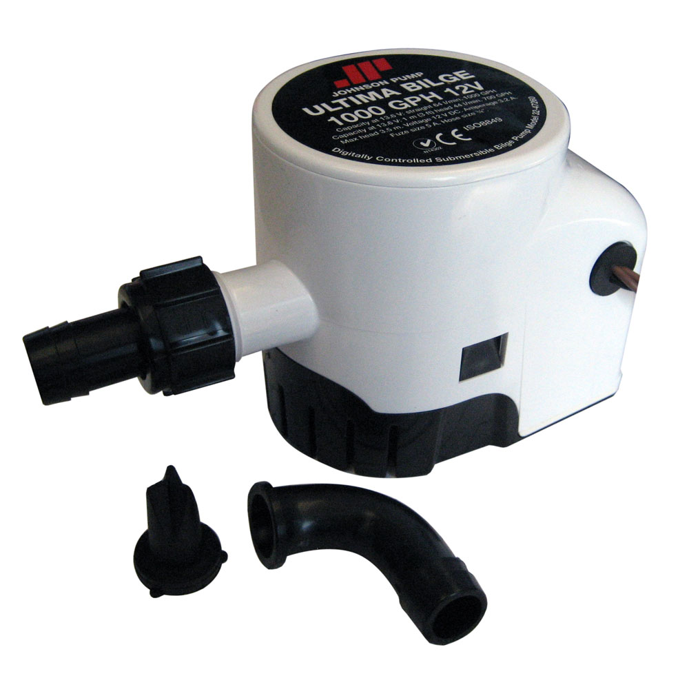Johnson Pump Ultima Bilge 1000 GPH 3/4" Hose Dura Port Johnson Pump Ultima Bilge 1000 GPH 3/4" Hose Dura Port - Image 1