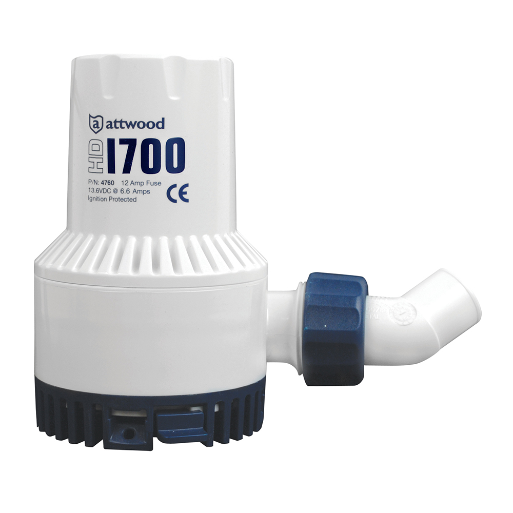 Attwood Heavy-Duty Bilge Pump 1700 Series - 12V - 1700 GPH Attwood Heavy-Duty Bilge Pump 1700 Series - 12V - 1700 GPH - Image 1