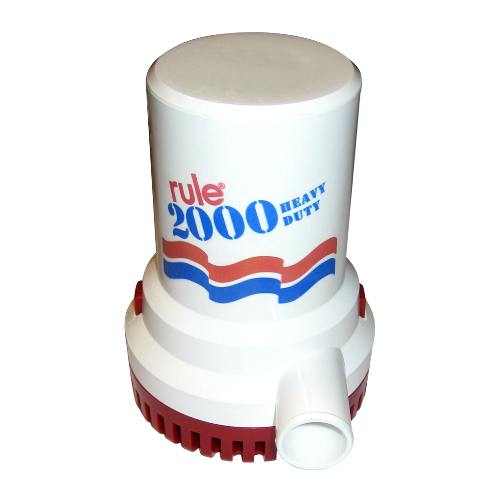 Rule 2000 G.P.H. Non-Automatic Bilge Pump - 24V Rule 2000 G.P.H. Non-Automatic Bilge Pump - 24V - Image 1