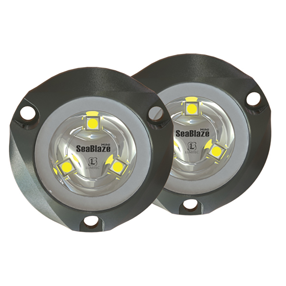 Lumitec SeaBlaze Mini Underwater Light - Pair - Brushed Finish - White Non-Dimming Lumitec SeaBlaze Mini Underwater Light - Pair - Brushed Finish - White Non-Dimming - Image 1