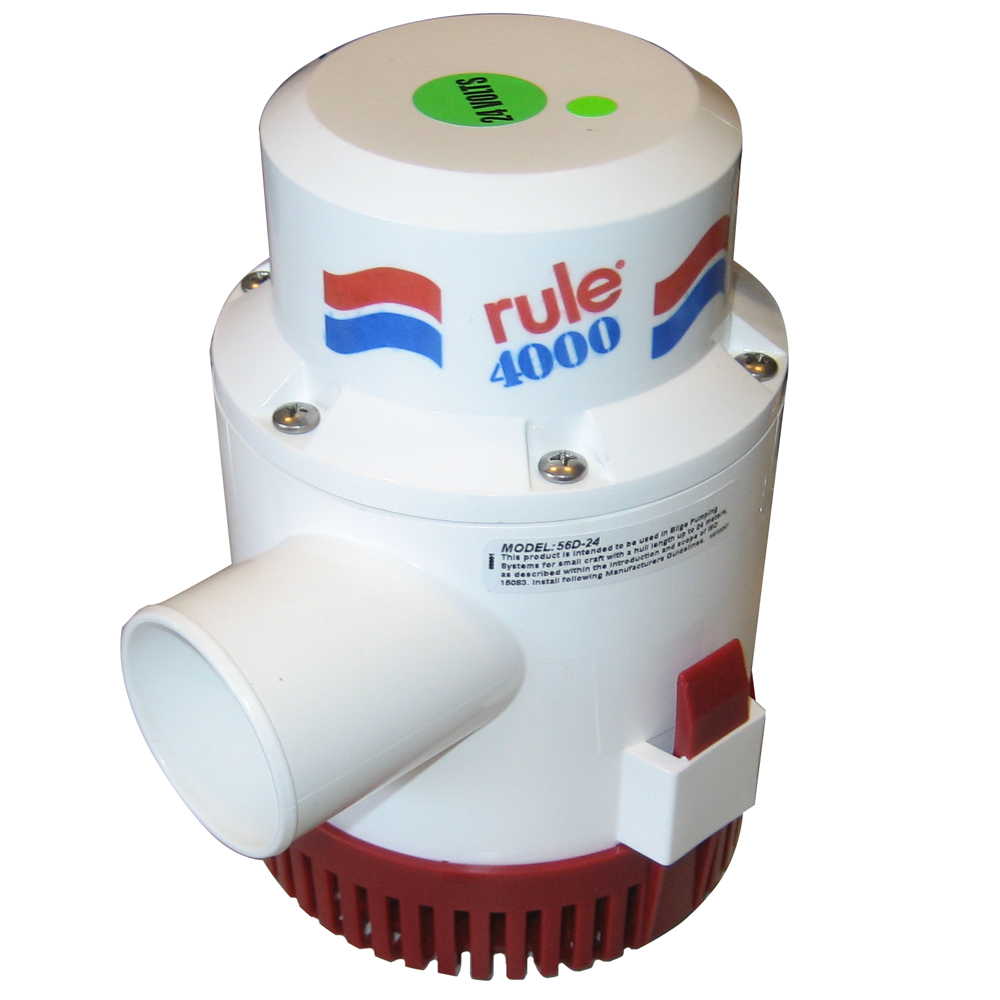 Rule 4000 Non-Automatic Bilge Pump - 24V Rule 4000 Non-Automatic Bilge Pump - 24V - Image 1