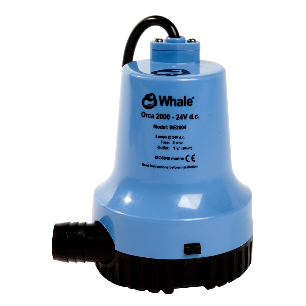 Whale Orca 2000 GPH Submersible Bilge Pump 12V Whale Orca 2000 GPH Submersible Bilge Pump 12V - Image 1