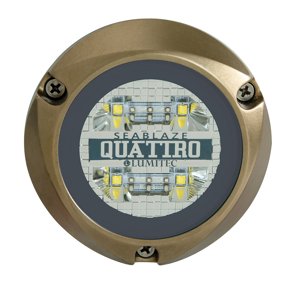 Lumitec SeaBlaze Quattro LED Underwater Light - Dual Color - White/Blue Lumitec SeaBlaze Quattro LED Underwater Light - Dual Color - White/Blue - Image 1