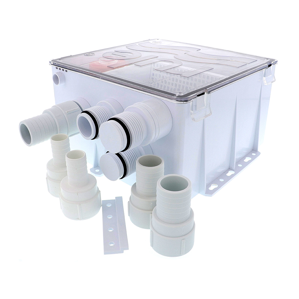 Rule Shower Drain Box w/1100 GPH Pump - 24V Rule Shower Drain Box w/1100 GPH Pump - 24V - Image 1