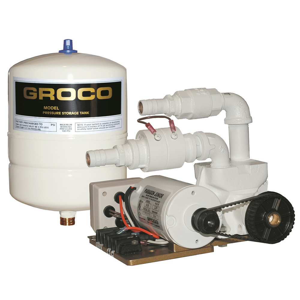 GROCO Paragon Junior 24v Water Pressure System - 1 Gal Tank - 7 GPM GROCO Paragon Junior 24v Water Pressure System - 1 Gal Tank - 7 GPM - Image 1
