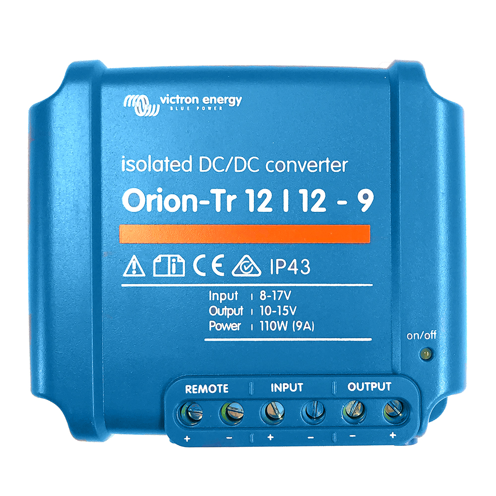 Victron Orion-TR DC-DC Converter - 12 VDC to 12 VDC - 9AMP Isolated Victron Orion-TR DC-DC Converter - 12 VDC to 12 VDC - 9AMP Isolated - Image 1